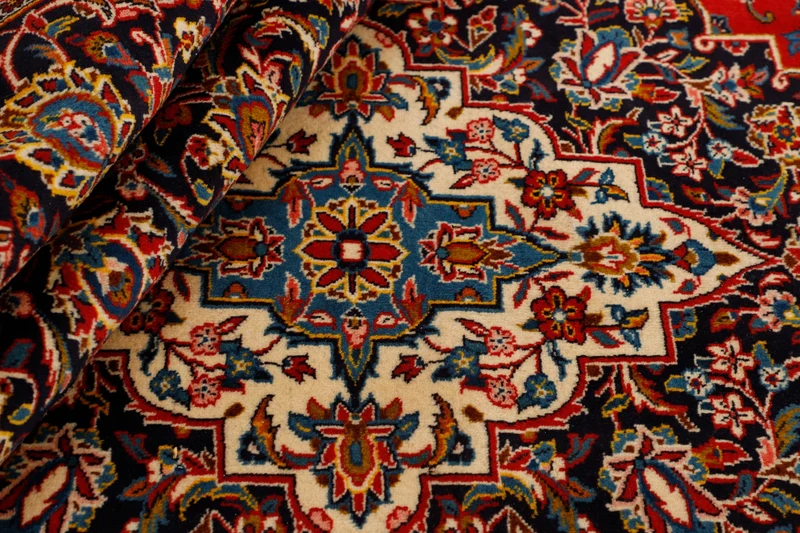 MY-RUG Teppich "Keshan" Zentrales Medaillon, Handgeknüpft