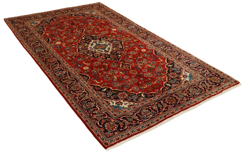 MY-RUG Teppich "Keshan" Zentrales Medaillon, Handgeknüpft