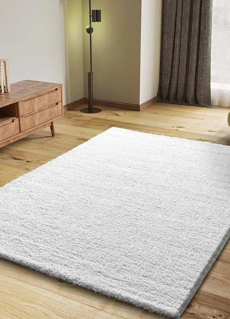 Alfombra a medida Atlas Liso Blanco