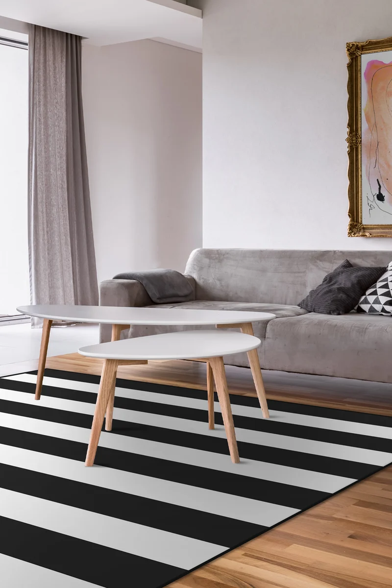 Outdoor Zebra Streifen Teppich
