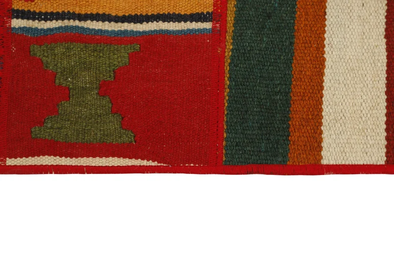 MY-RUG Teppich "Modern Patchwork " Geometrische Muster, Handgeknüpft
