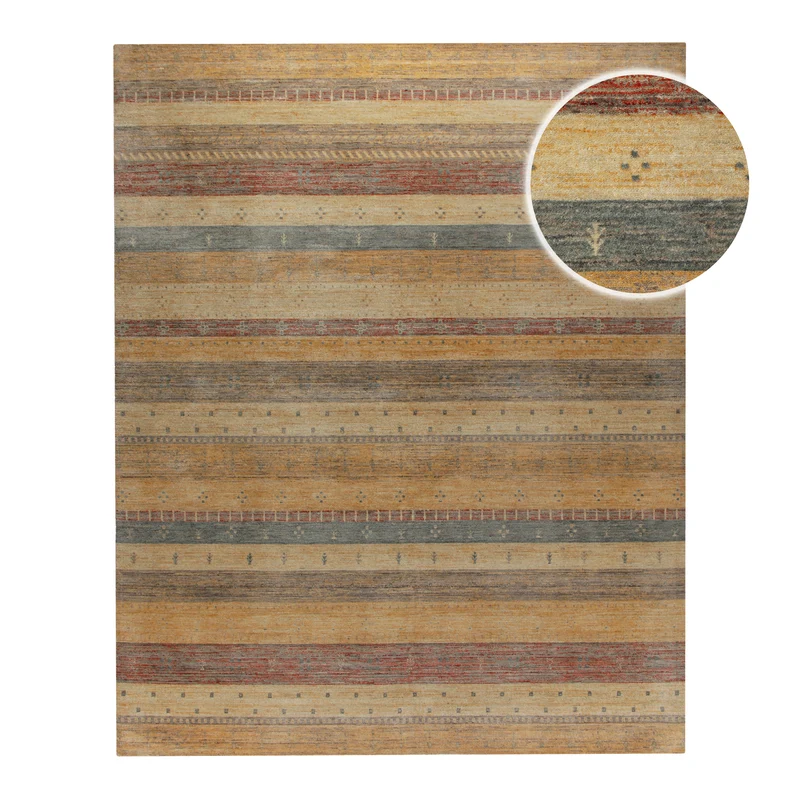 Loribaft Teppich 100 % Schurwolle 245x305 cm