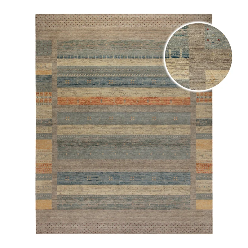 Loribaft Teppich 100 % Schurwolle 245x305 cm