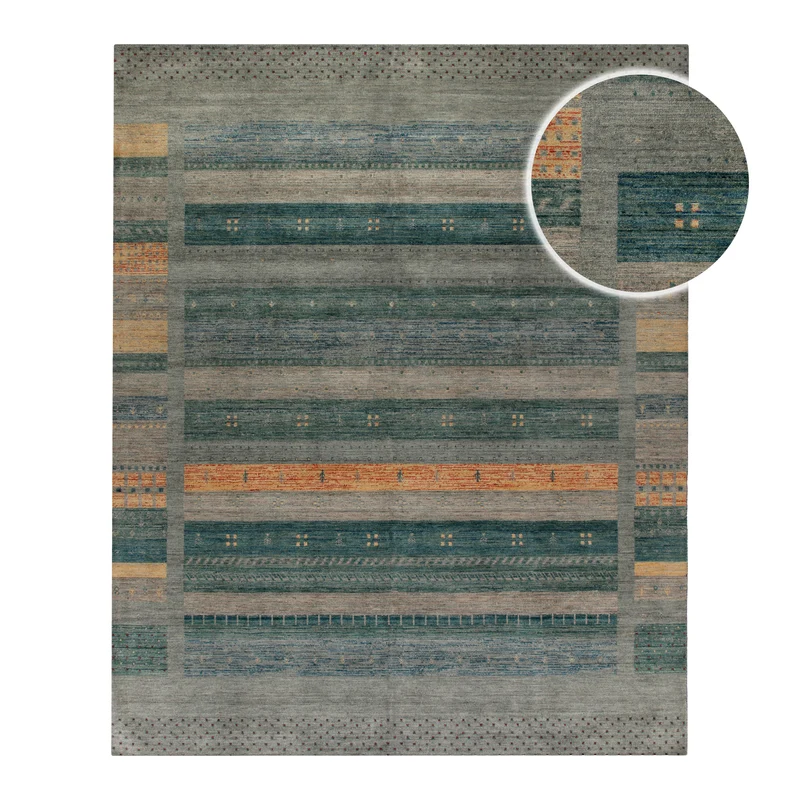 Loribaft Teppich 100 % Schurwolle 245x305 cm