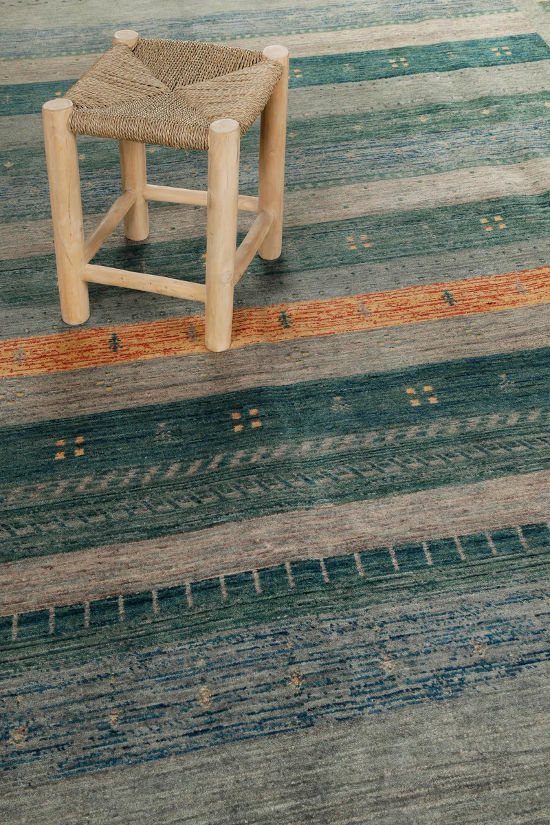Loribaft Teppich 100 % Schurwolle 245x305 cm