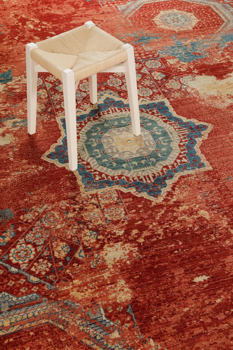 Loribaft Teppich 100 % Schurwolle 245x305 cm