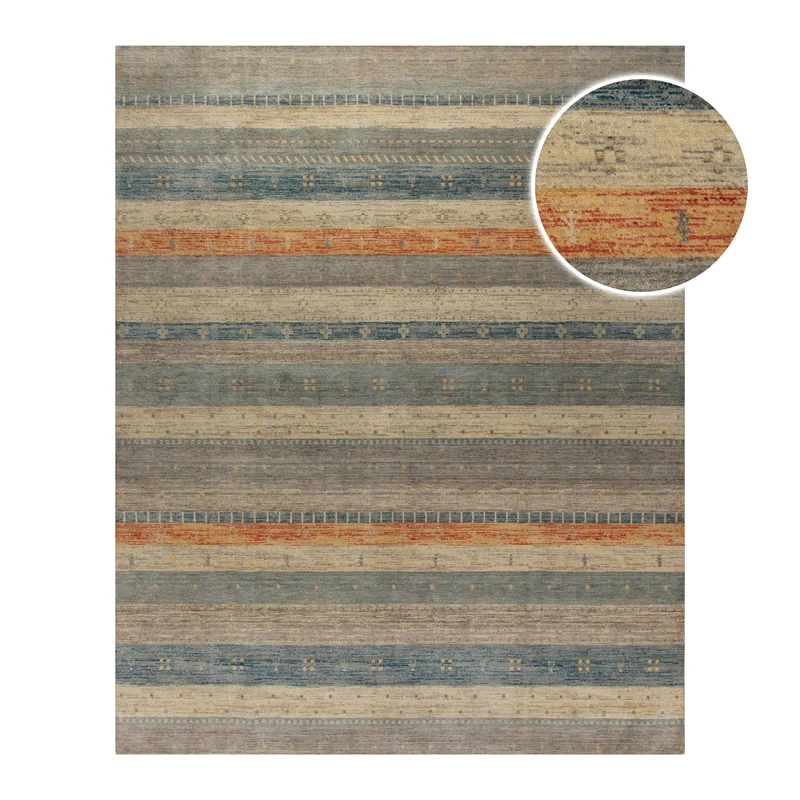 Loribaft Teppich 100 % Schurwolle 245x305 cm