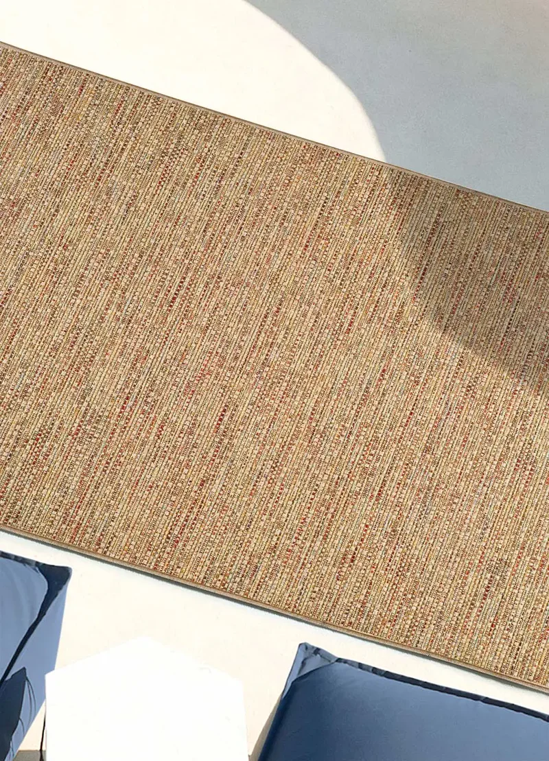 Alfombra a medida de exterior Rainbow 8201 Beige