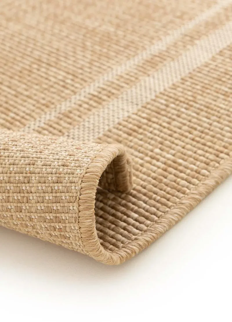 Alfombra de exterior efecto yute Guinea 28805 Beige