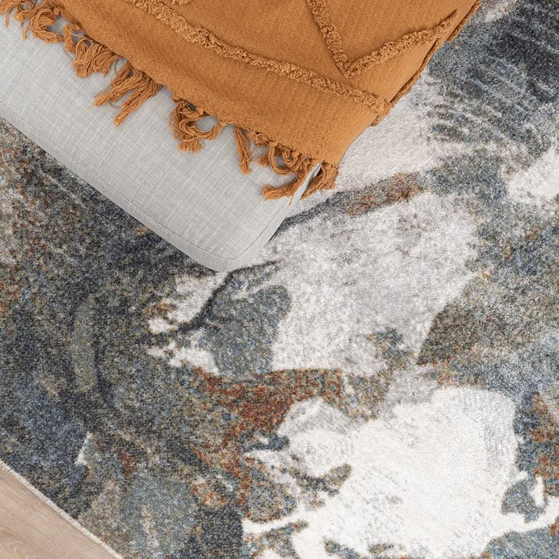 Waschbarer Teppich Abstrakt - Misha Flow Bunt