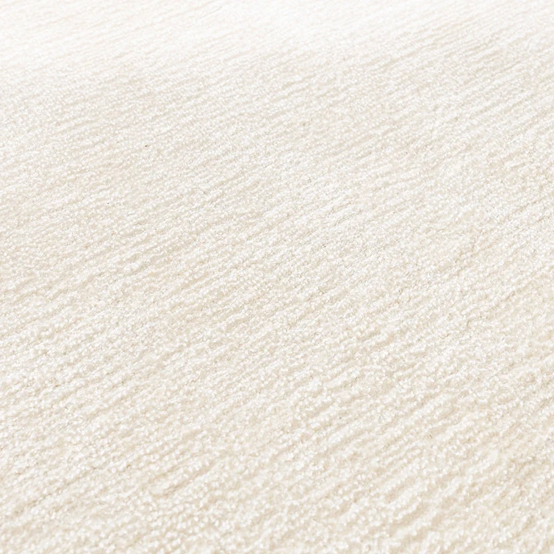 Viskose Teppich - Jean Creme Weiß