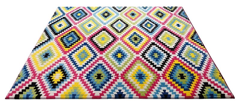 WECONhome Teppich 120x170 cm Multicolor "Fresh Kelim"