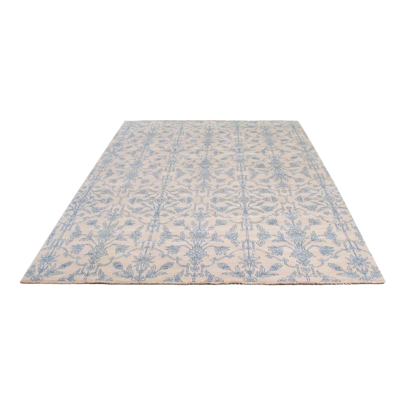 Designer Teppich 246x302cm - hellblau