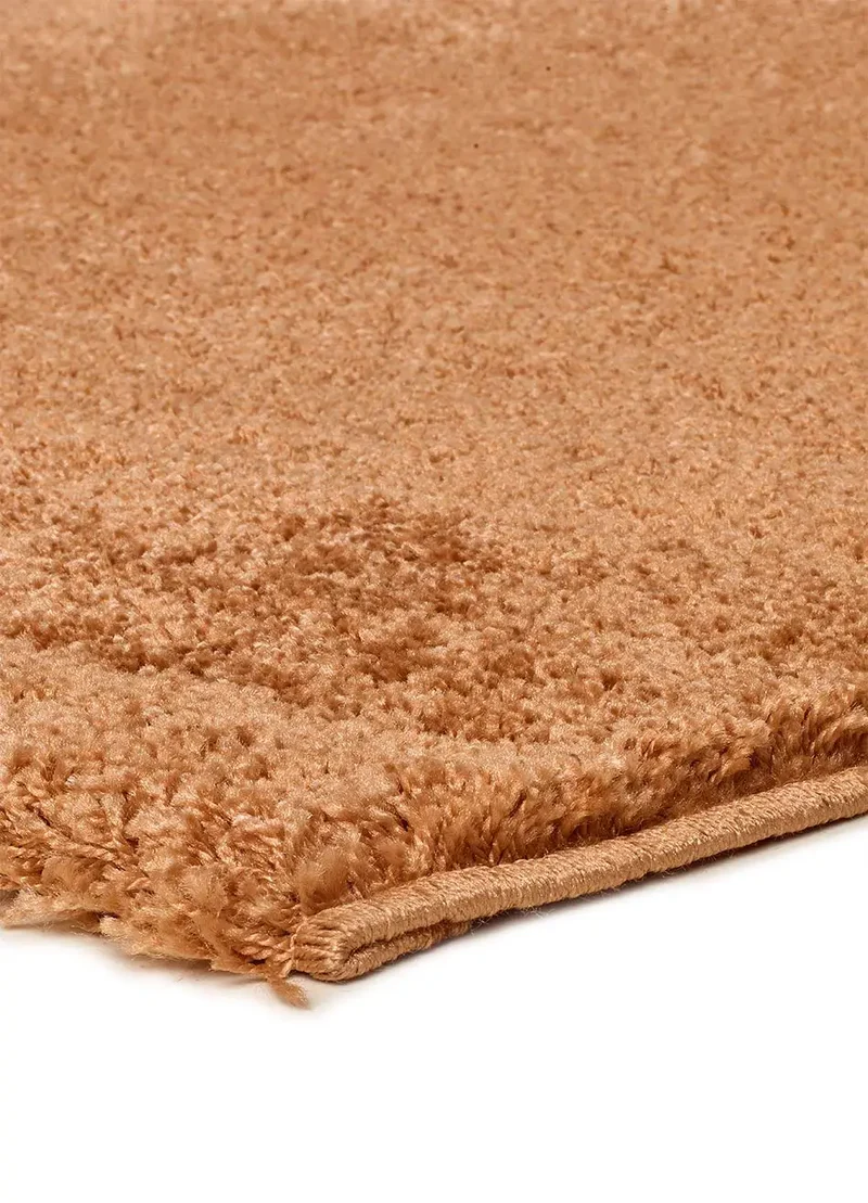 Alfombra tipo Shaggy Atlas Liso Camel