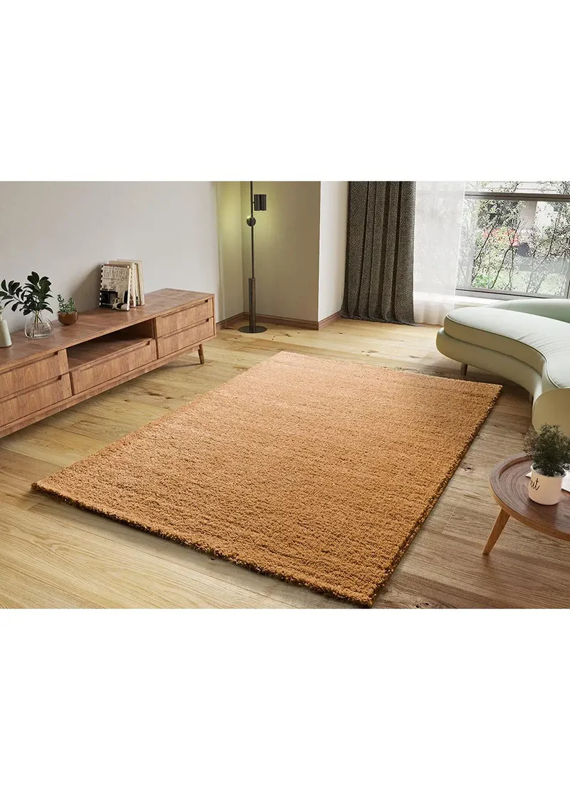 Alfombra tipo Shaggy Atlas Liso Camel