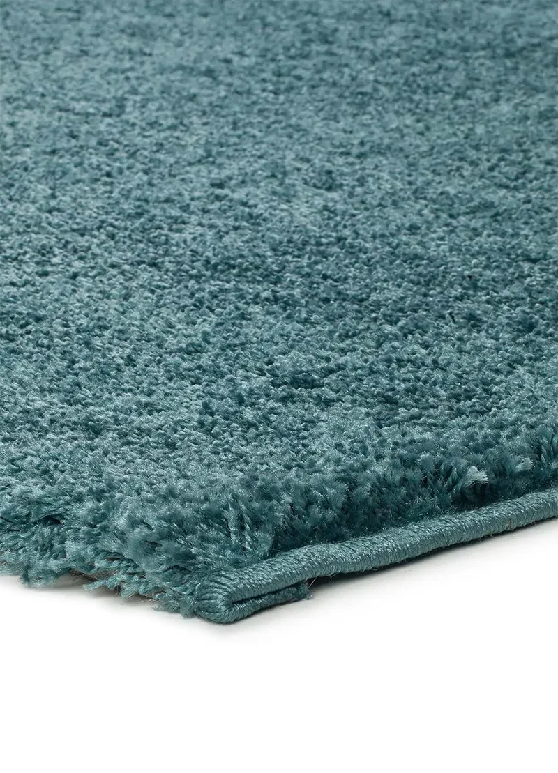 Alfombra tipo Shaggy Atlas Liso Aqua