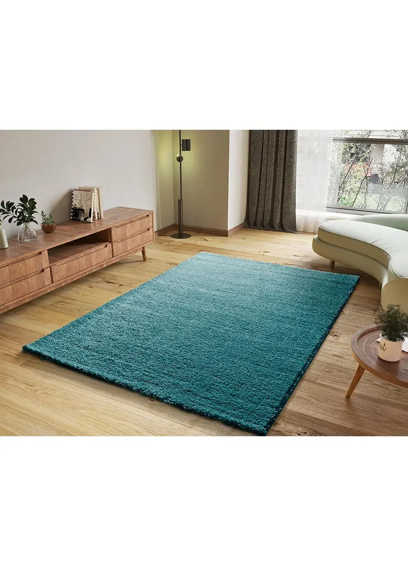 Alfombra tipo Shaggy Atlas Liso Aqua