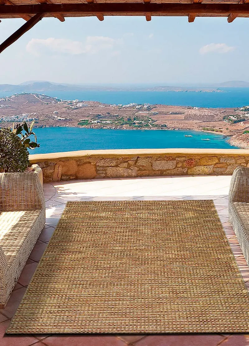 Alfombra a medida de exterior Asia 8227 Beige