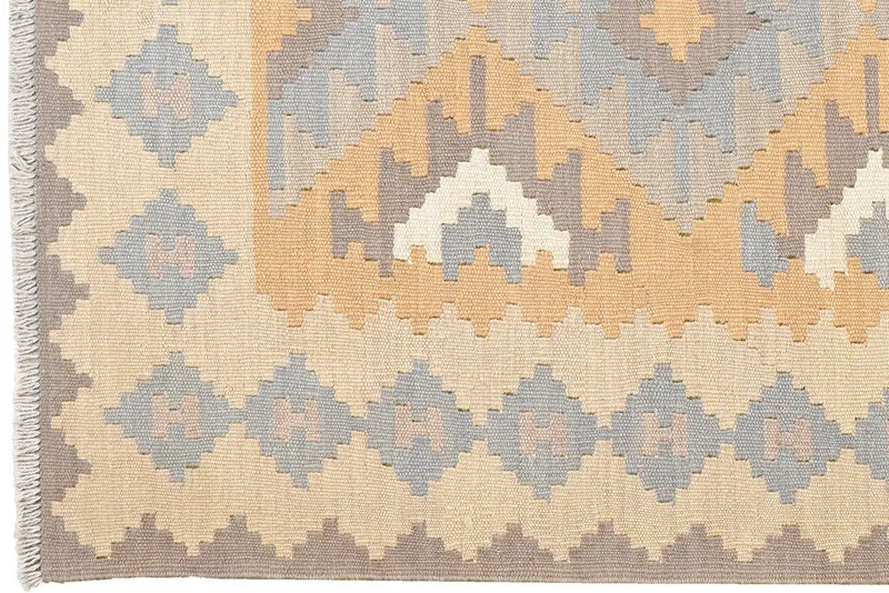 Kelim Gashgai · Handgewebt – Gelb, 170x119 cm