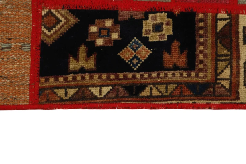 MY-RUG Teppich "Modern Patchwork " Geometrische Muster, Handgeknüpft