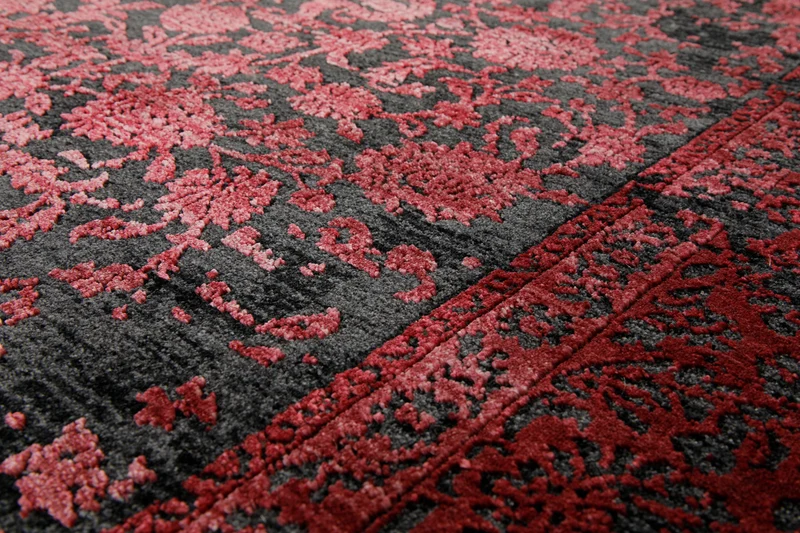 160x230 cm Teppich Wohnzimmer Rot