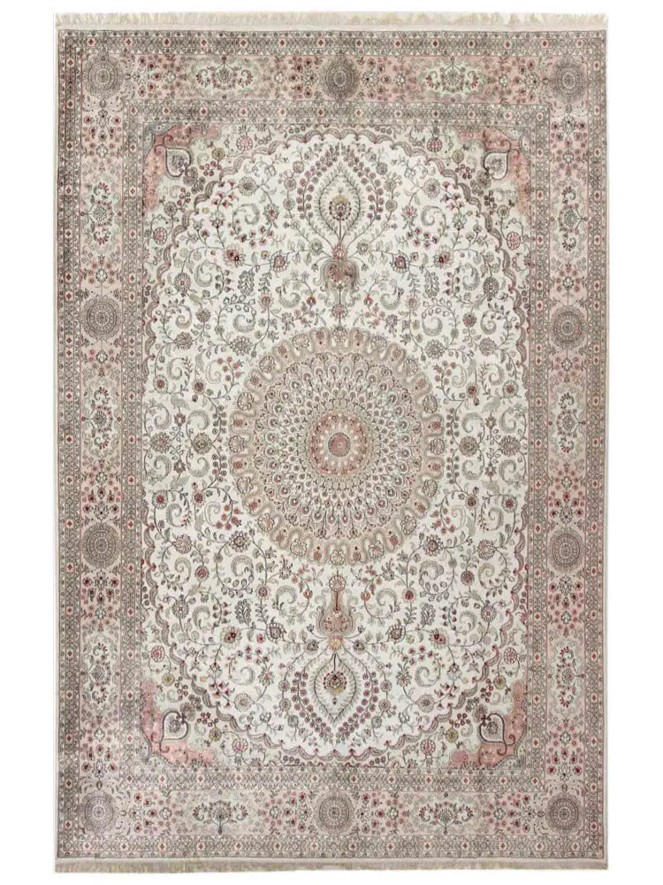 China Seide Teppich 272x362cm - Orientteppich - beige