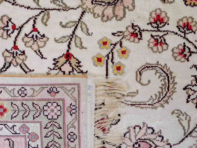 China Seide Teppich 272x362cm - Orientteppich - beige