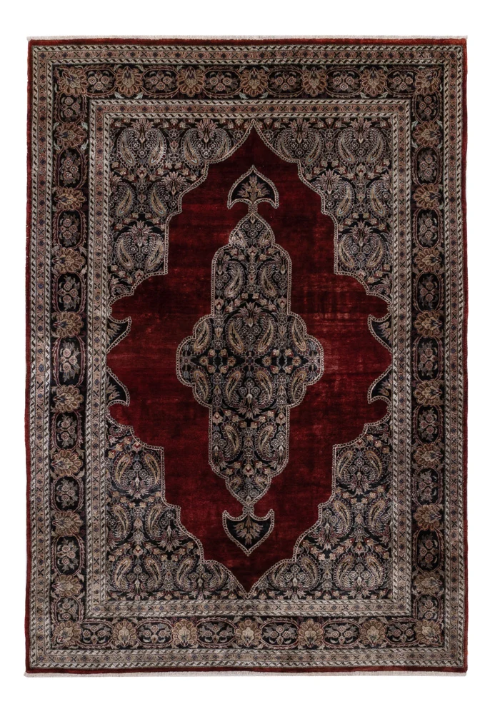 Kayseri Teppich 123x187cm - Orientteppich - dunkelrot
