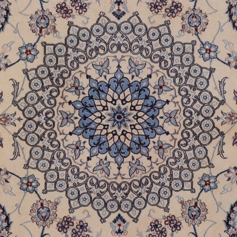 Nain - 6La Teppich 159x238cm - Perserteppich - beige