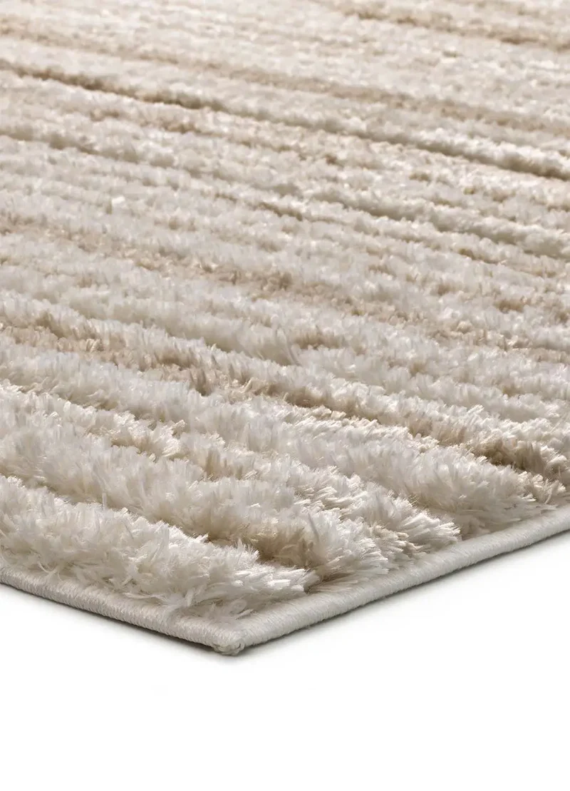 Alfombra estilo escandinavo, reciclada y con relieve Lima 3501 Beige