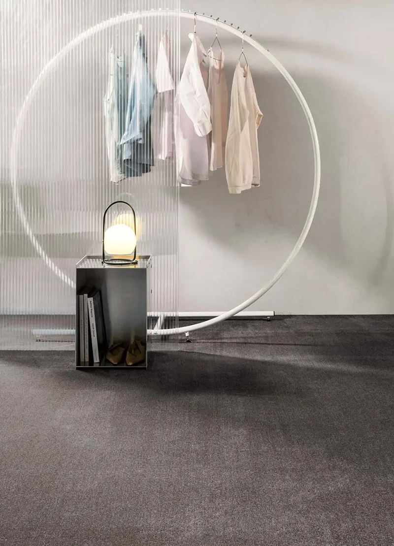 Alfombra a medida Comfy Liso Gris