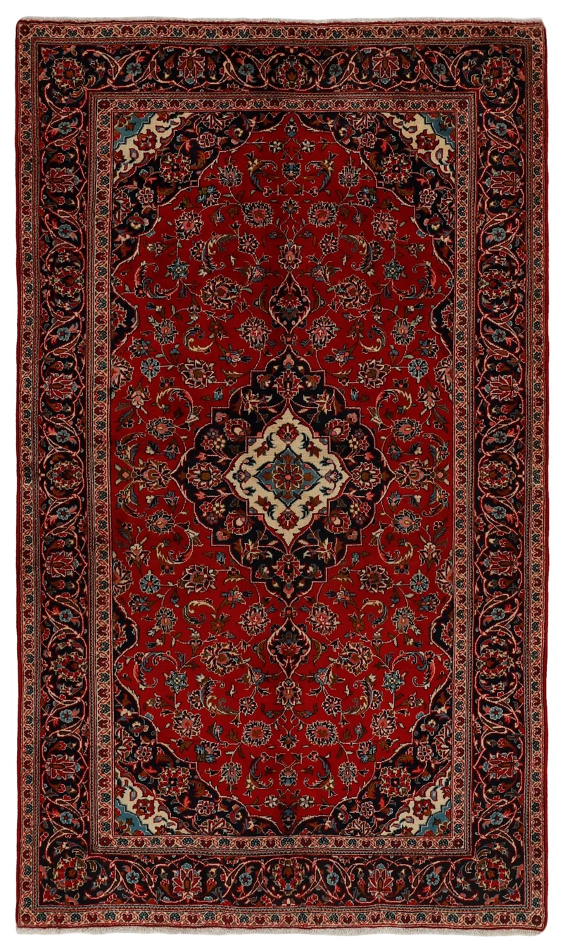 MY-RUG Teppich "Keshan" Zentrales Medaillon, Handgeknüpft