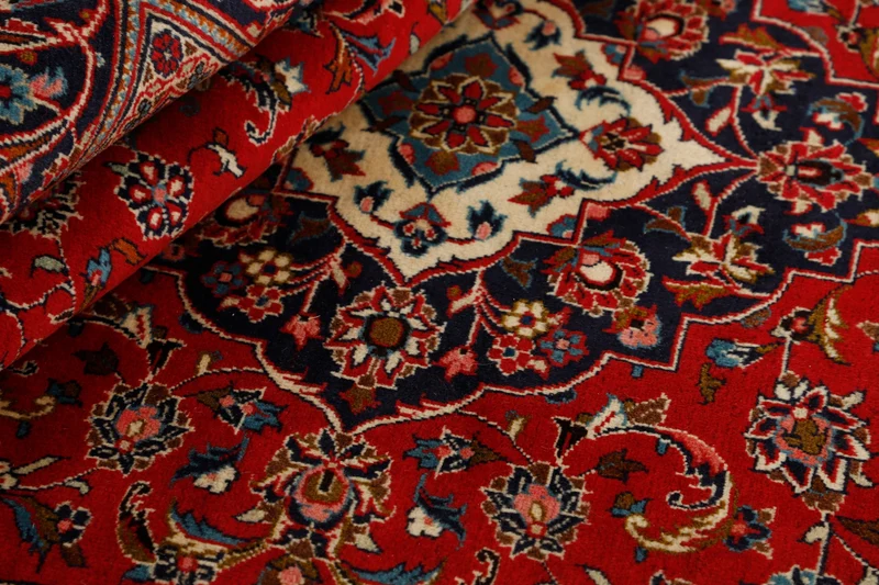 MY-RUG Teppich "Keshan" Zentrales Medaillon, Handgeknüpft