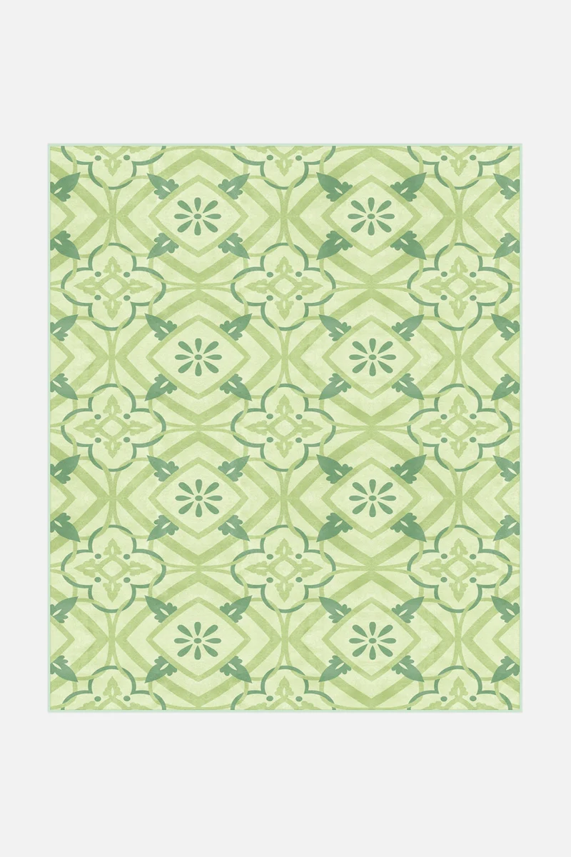 Outdoor Maho Limette Teppich