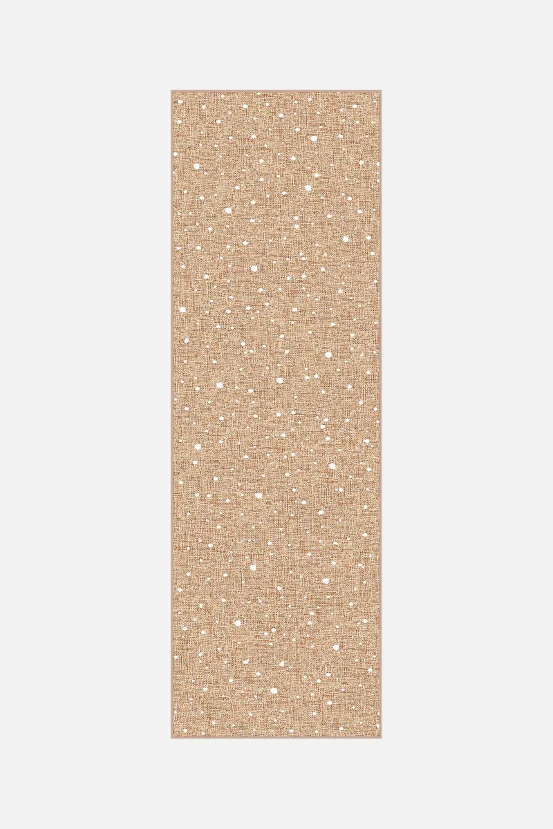 Jute-Haptik Stella Milchkaffee Teppich