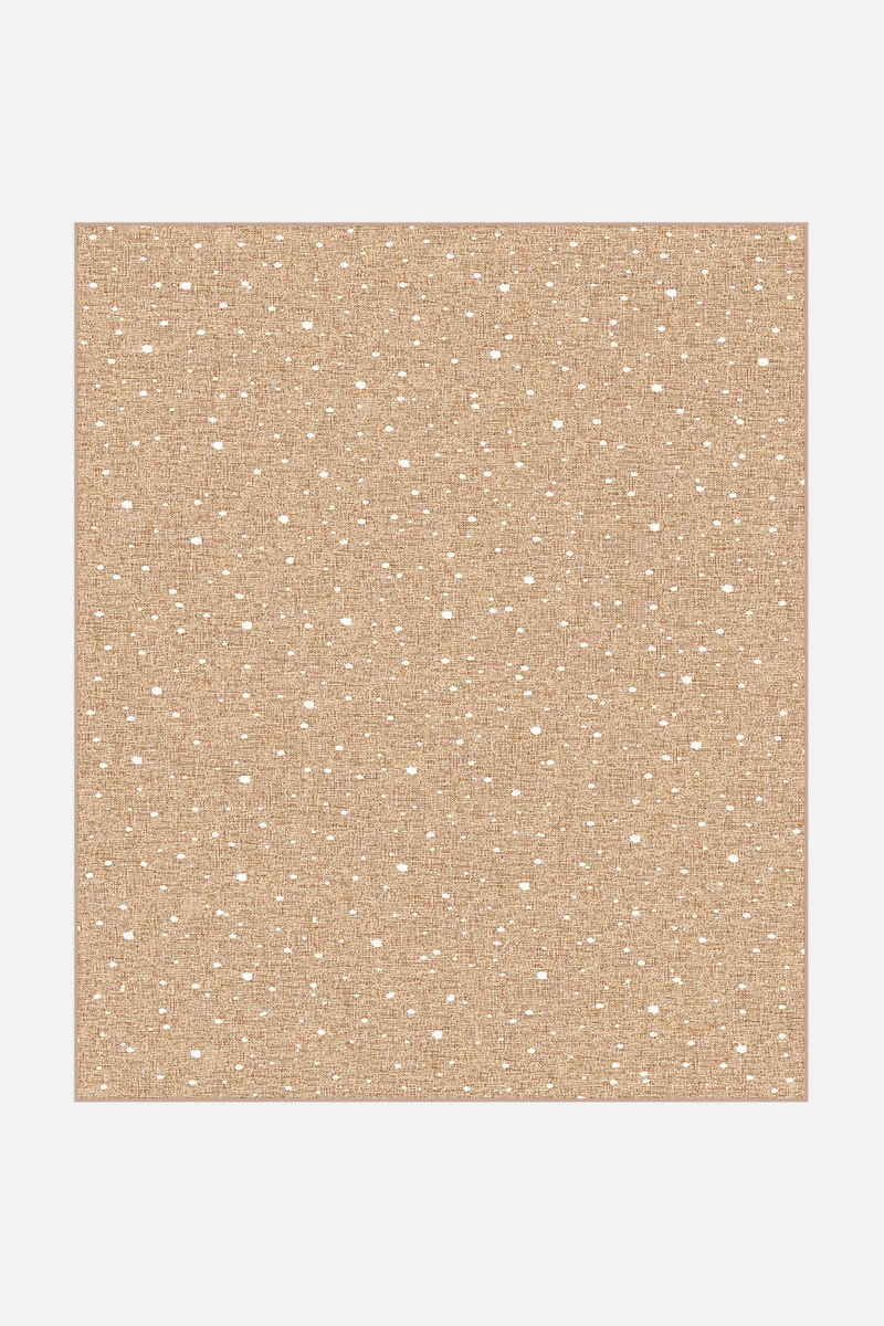 Jute-Haptik Stella Milchkaffee Teppich