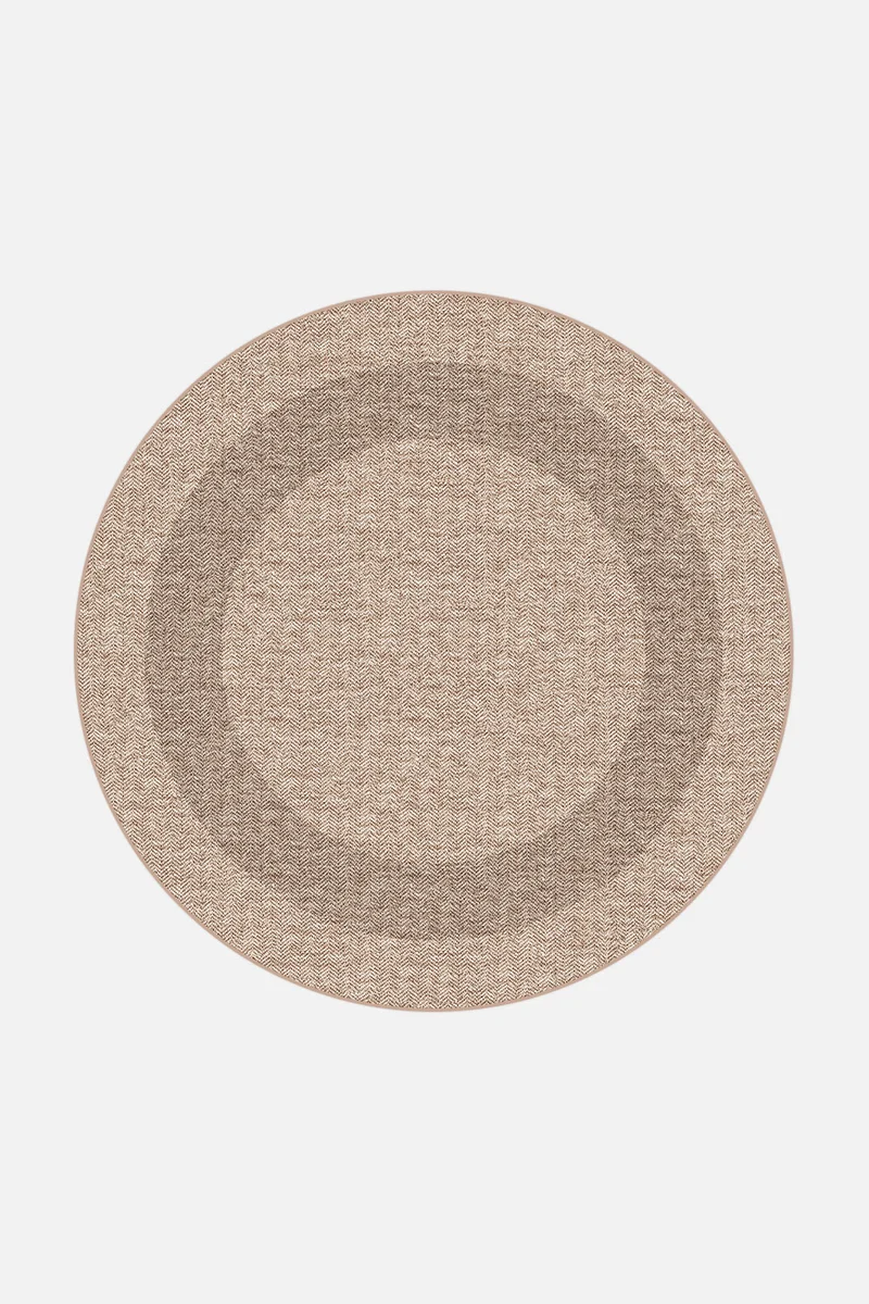 Jute-Haptik Madison Crema Teppich