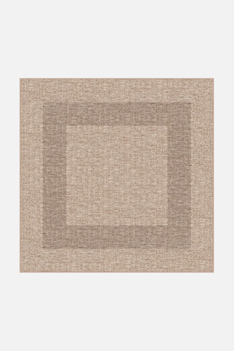 Jute-Haptik Madison Crema Teppich