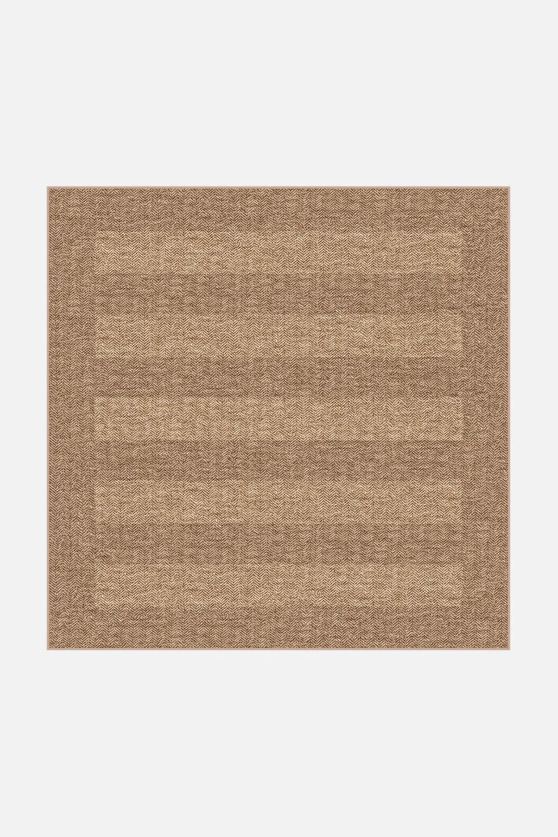 Jute-Haptik Liara Eiche Teppich