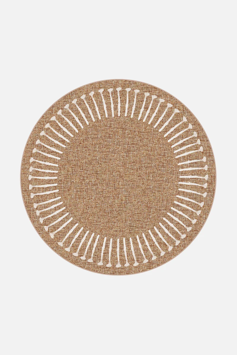 Jute-Haptik Juna Crema Teppich