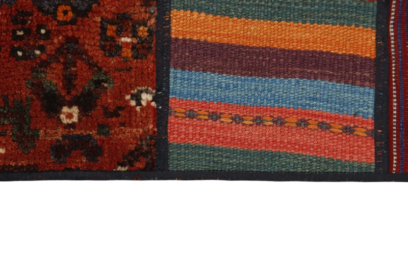 MY-RUG Teppich "Modern Patchwork " Geometrische Muster, Handgeknüpft