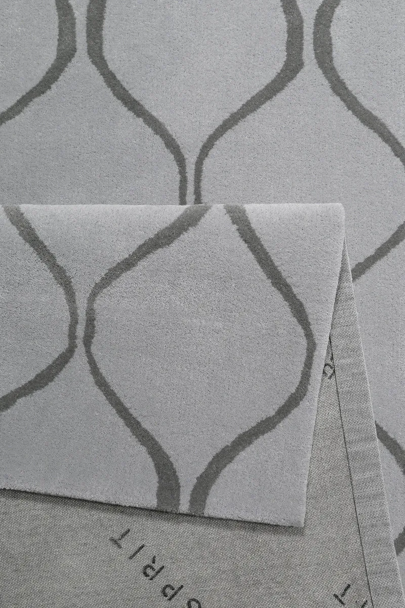 Esprit Teppich 90x160 cm Silber Grau "Aramis"