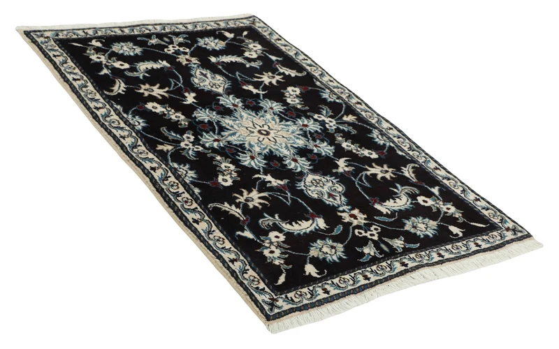 MY-RUG Teppich "Nain Kashmar" Medaillon-Design, Handgeknüpft