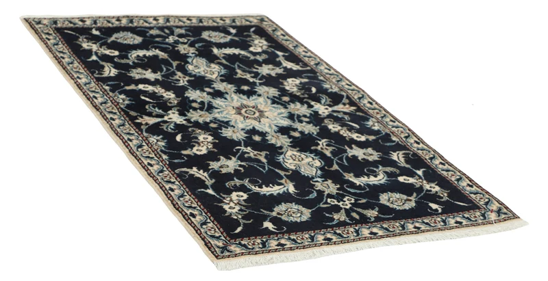 MY-RUG Teppich "Nain Kashmar" Medaillon-Design, Handgeknüpft
