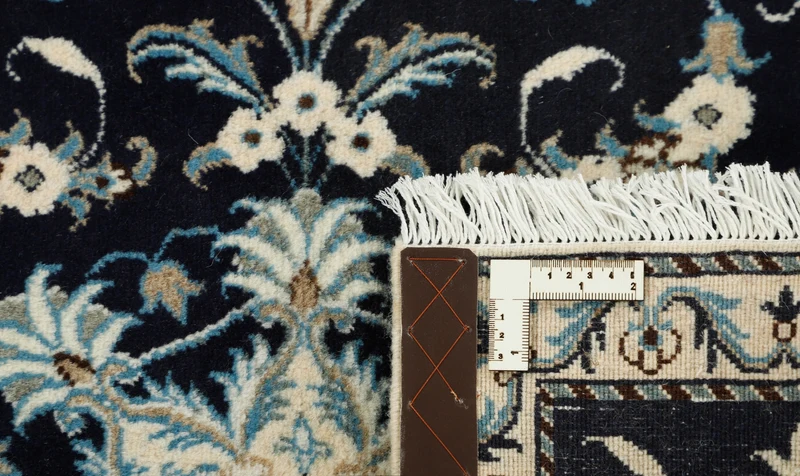 MY-RUG Teppich "Nain Kashmar" Medaillon-Design, Handgeknüpft