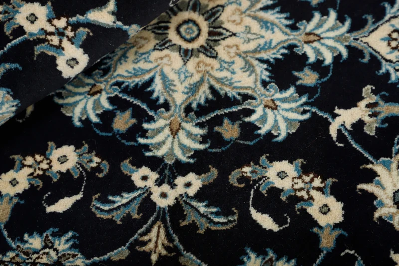 MY-RUG Teppich "Nain Kashmar" Medaillon-Design, Handgeknüpft