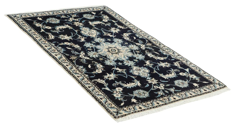 MY-RUG Teppich "Nain Kashmar" Medaillon-Design, Handgeknüpft