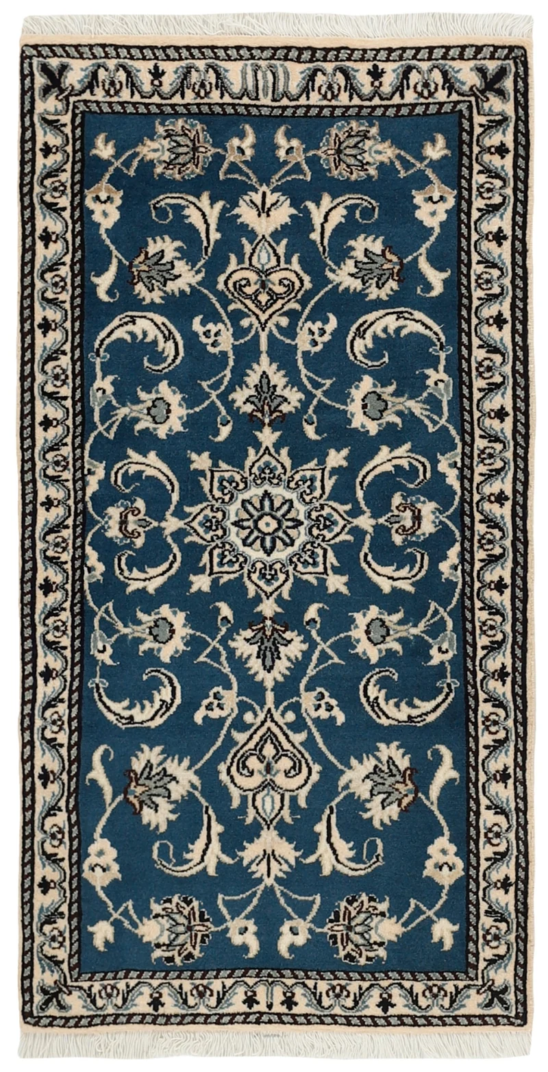 MY-RUG Teppich "Nain Kashmar" Medaillon-Design, Handgeknüpft