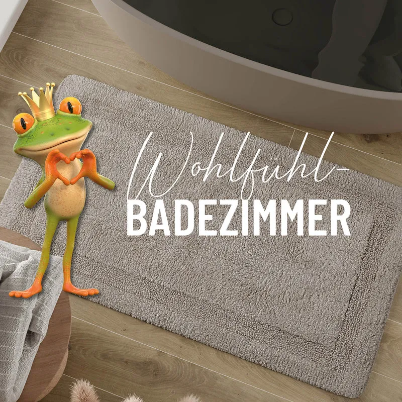 Badteppich Greige "Knut" WECONhome Basics