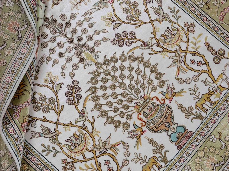 China Seide Teppich 124x183cm - Orientteppich
